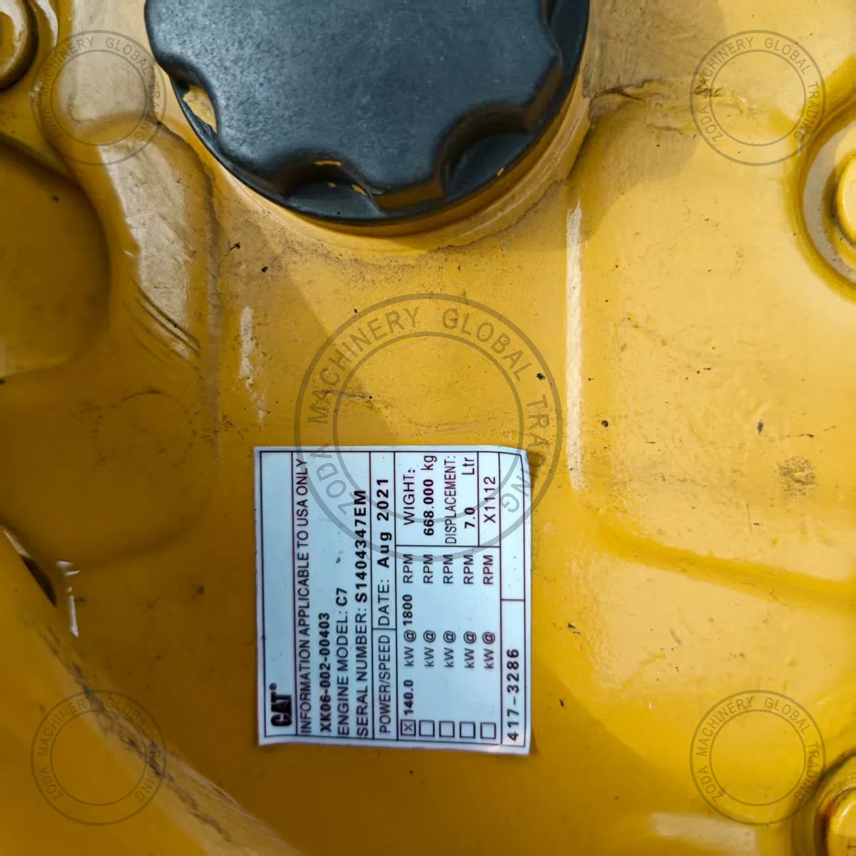 CAT 325D2 used machinery photo