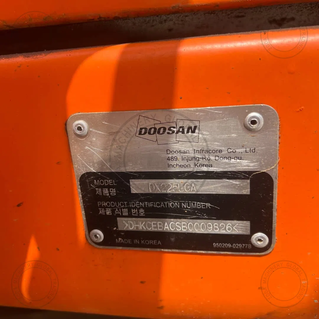 Used Excavator doosan dx225 for Sale