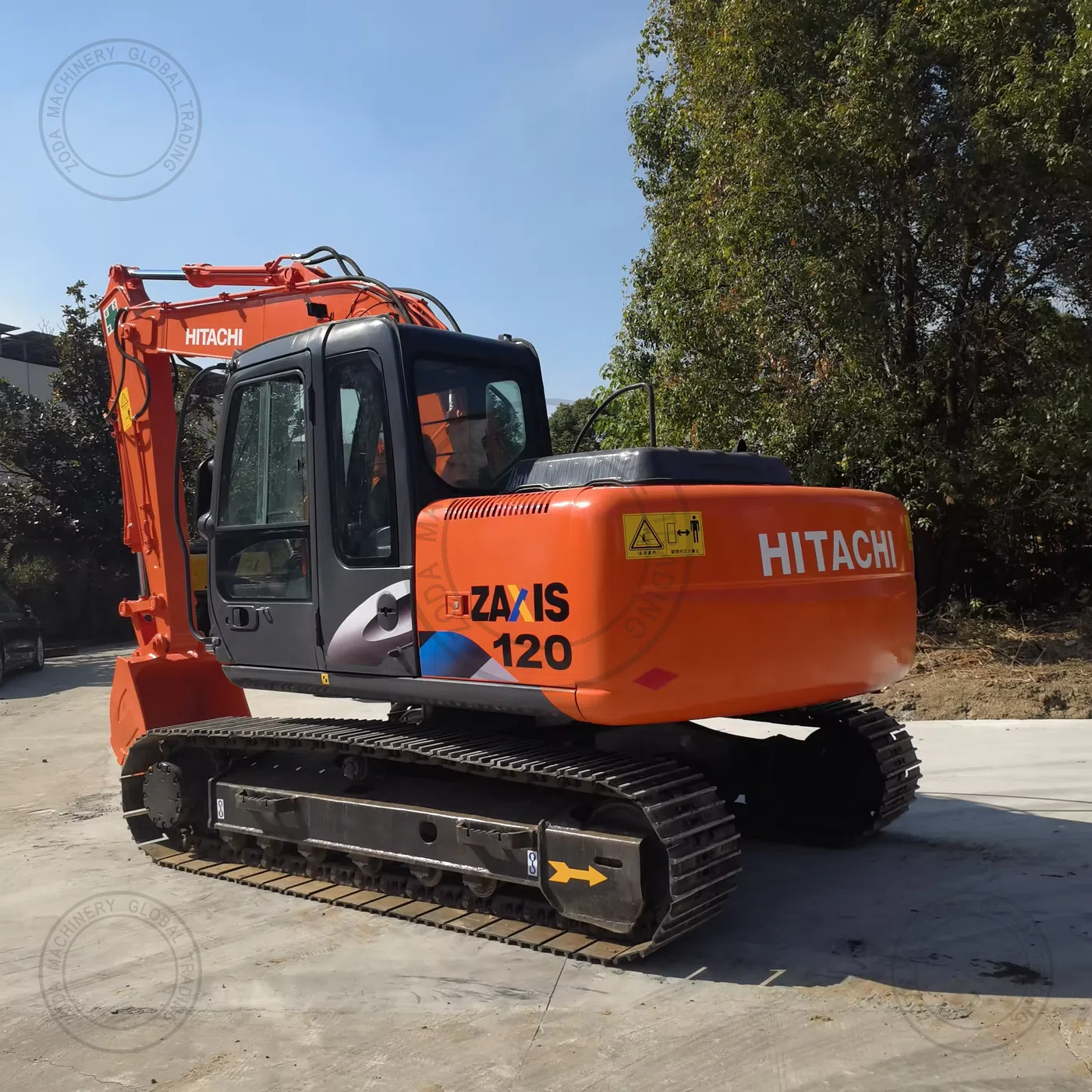 Used Mini Excavator HITACHI ZX120 2 for Sale photo 4