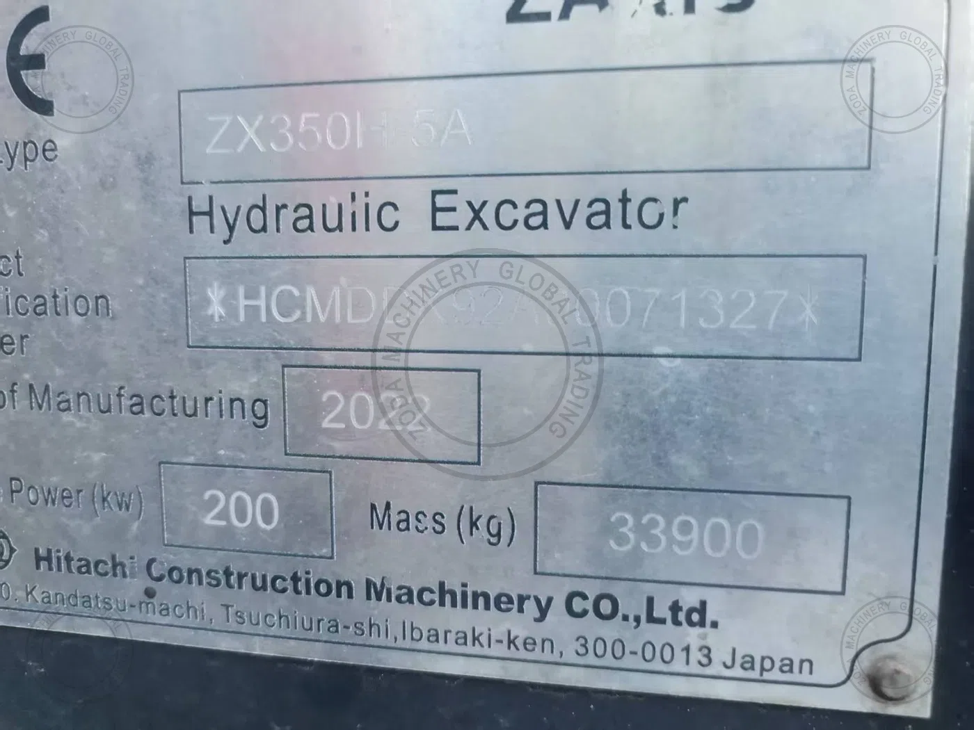 Used Excavator HITACHI ZX350-5G 日本 for Sale photo 11