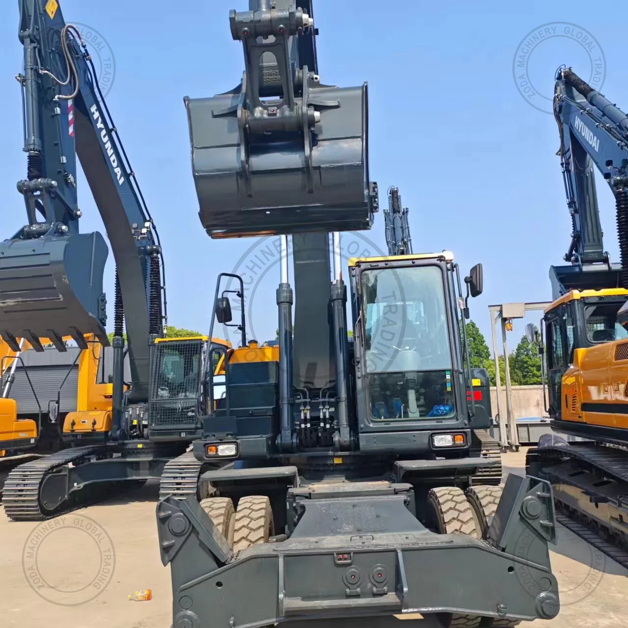 Used Excavator HYUNDAI HW210 for Sale photo 8