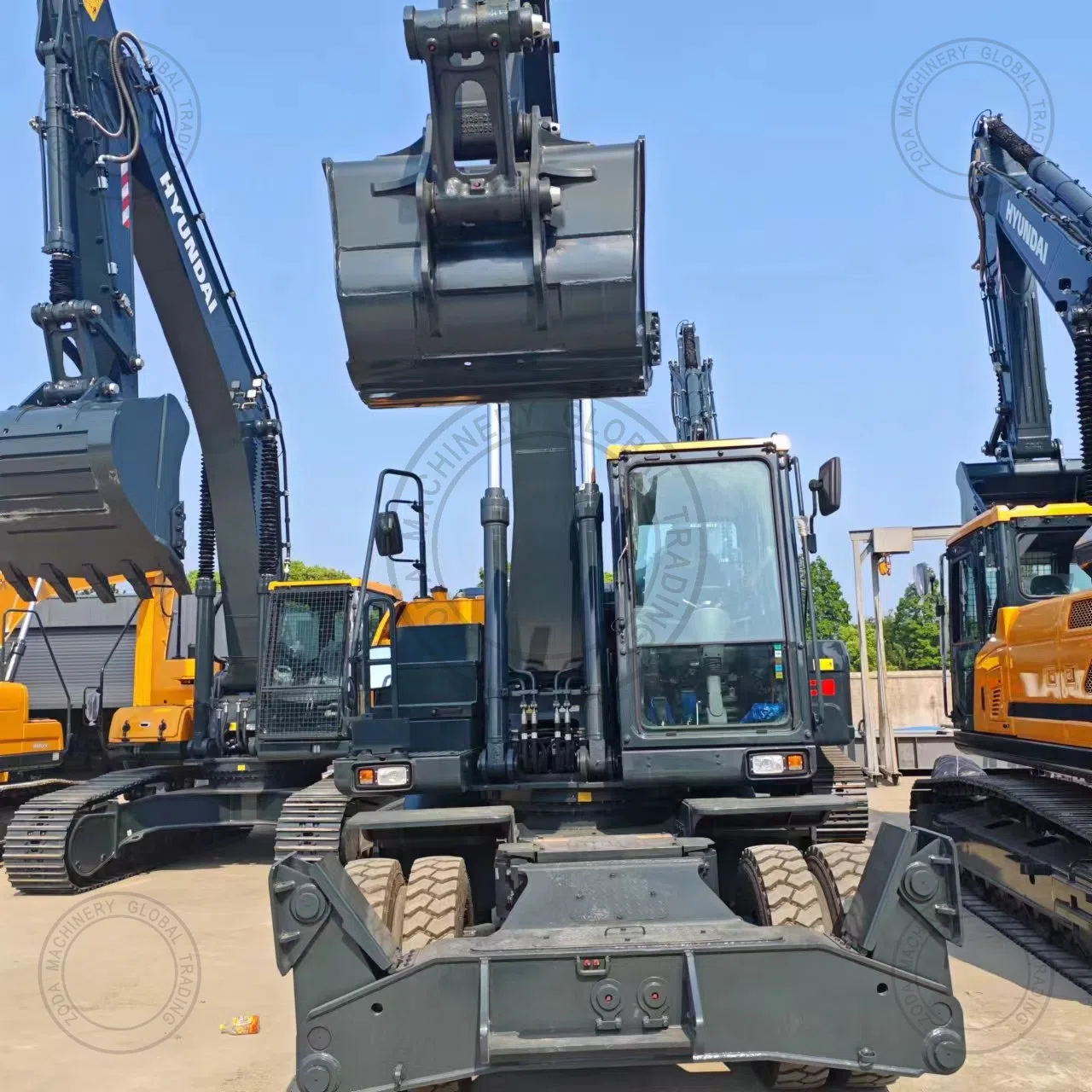 Used Excavator HYUNDAI HW210 for Sale photo 9