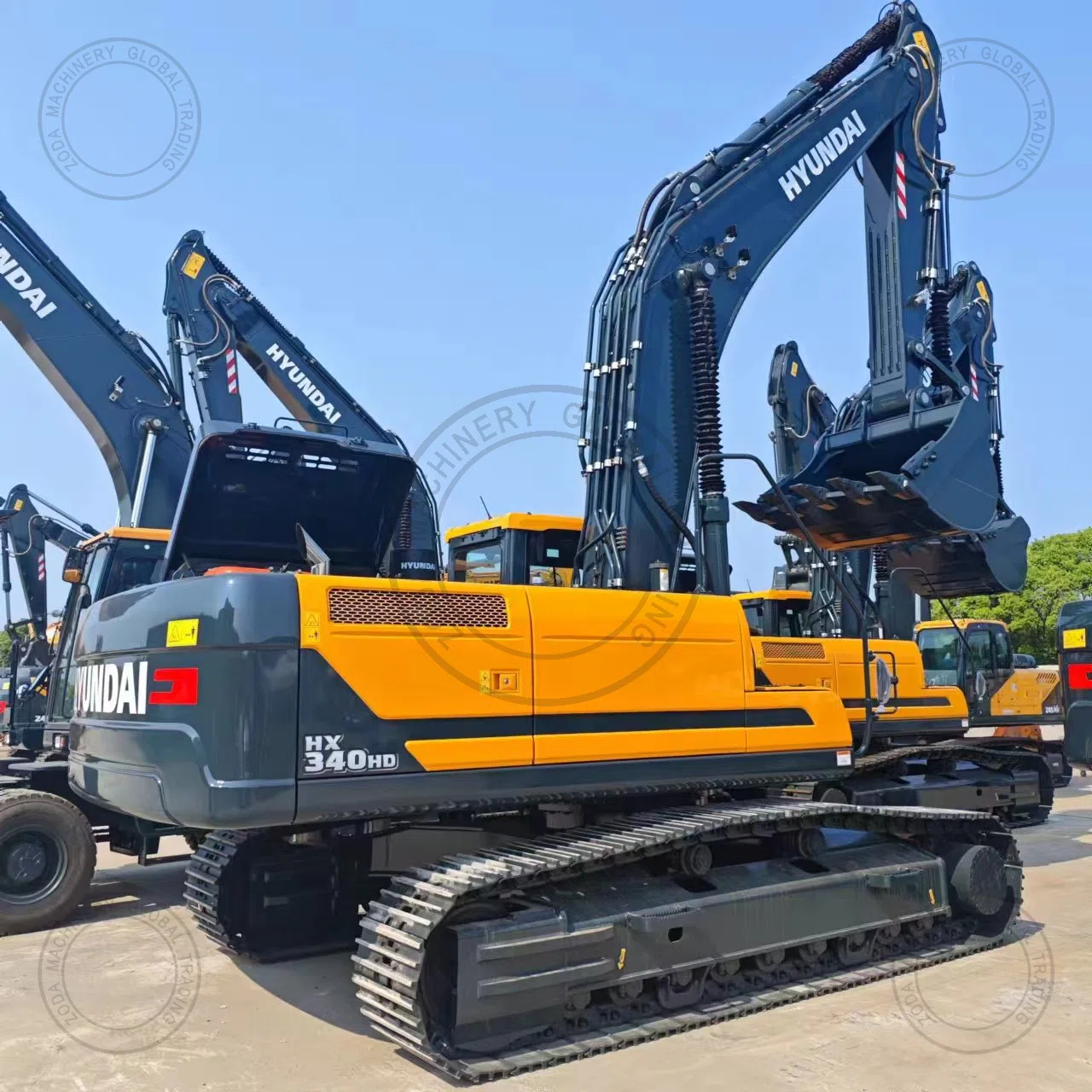Used Excavator HYUNDAI HX340HD for Sale