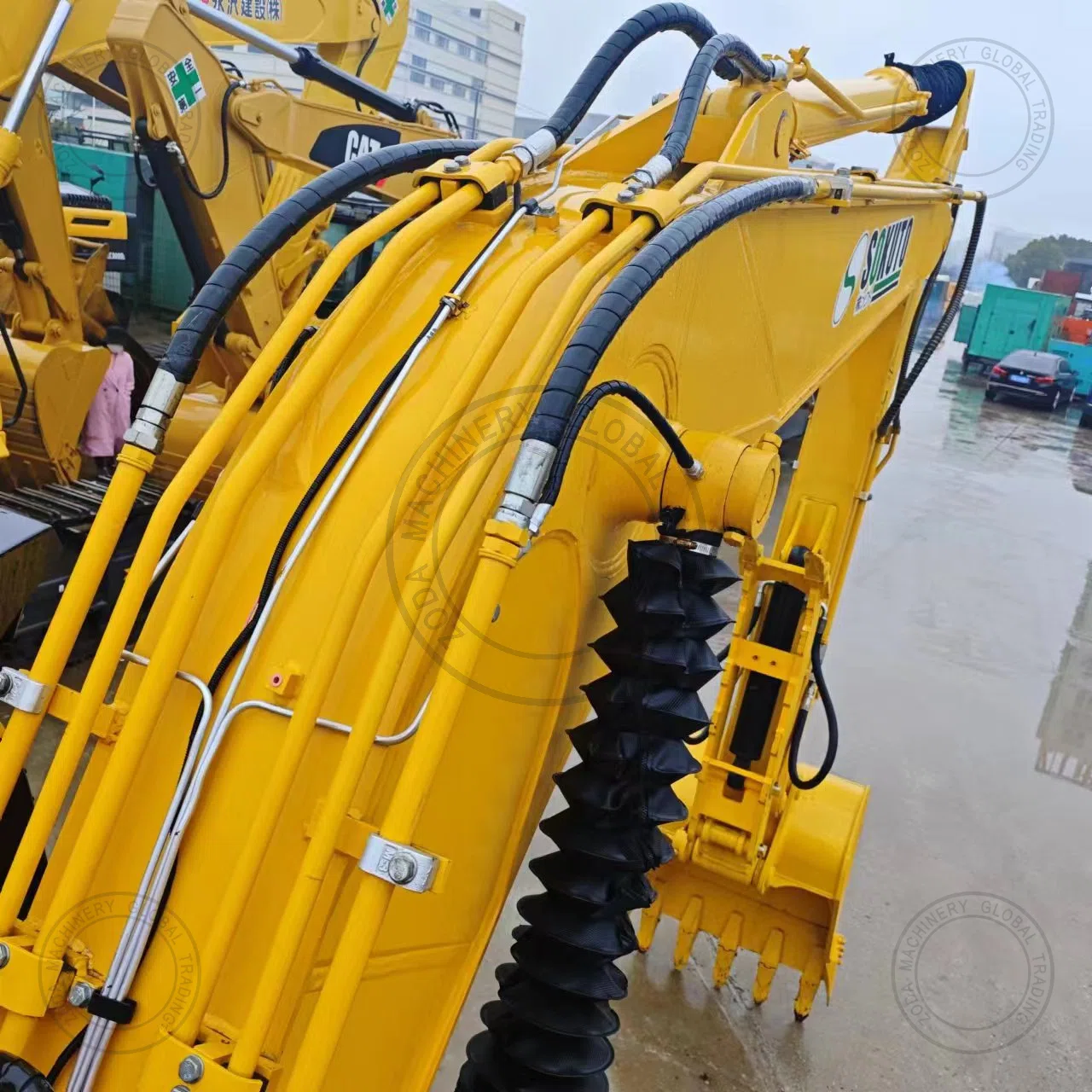 Used Mini Excavator komatsu pc 130With Thumb for Sale photo 4