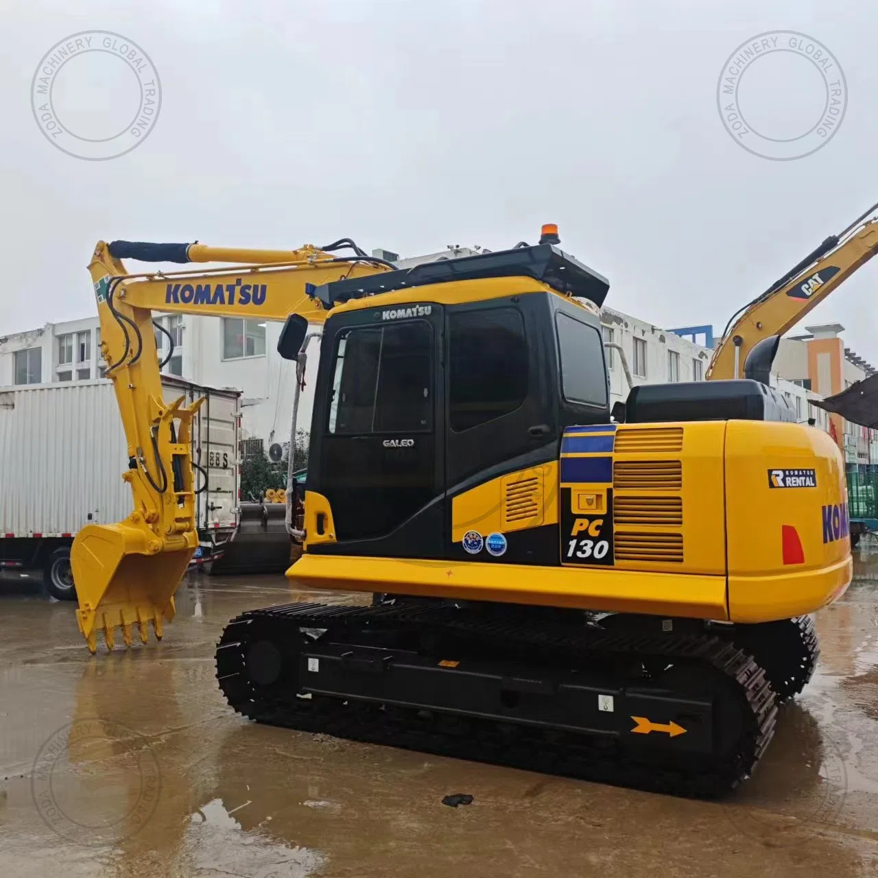Used Mini Excavator komatsu pc 130With Thumb for Sale photo 12