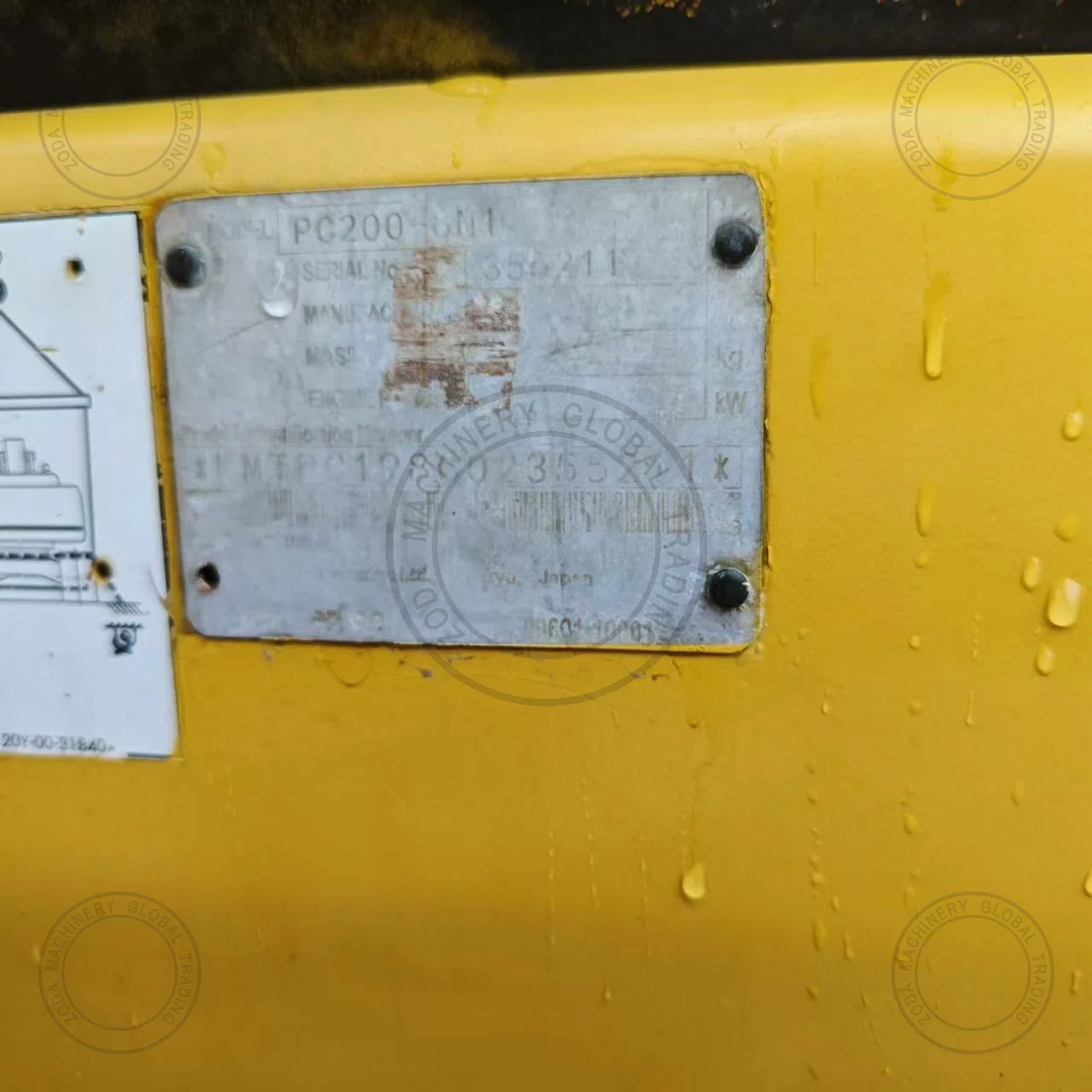 Used Excavator KOMATSU PC200-8Original for Sale photo 11