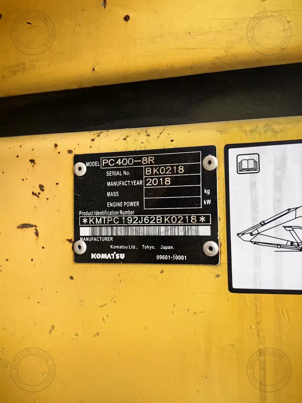 Used Excavator KOMATSU PC400-8 7.24 for Sale photo 6