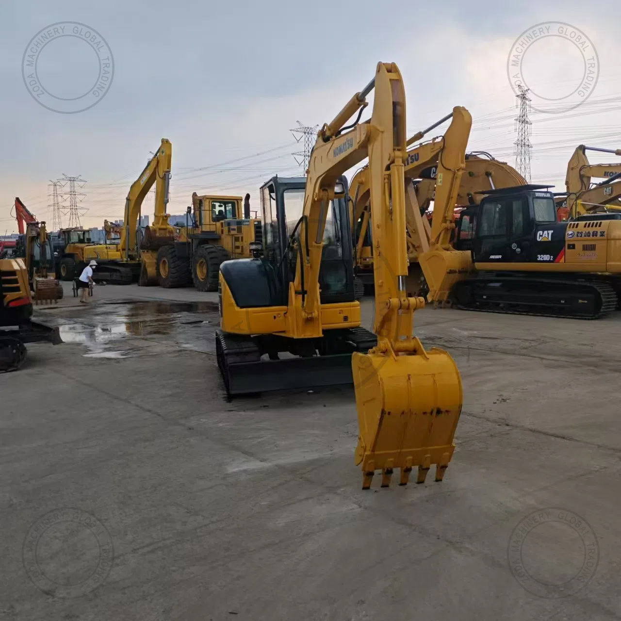 Used Mini Excavator KOMATSU PC55 for Sale photo 7