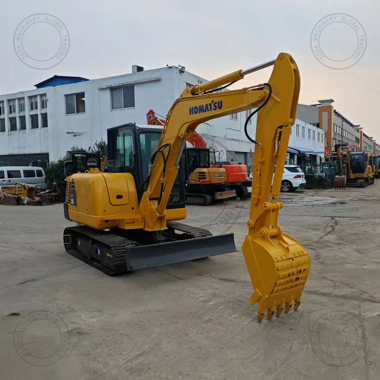 Used Mini Excavator KOMATSU PC56 for Sale photo 7