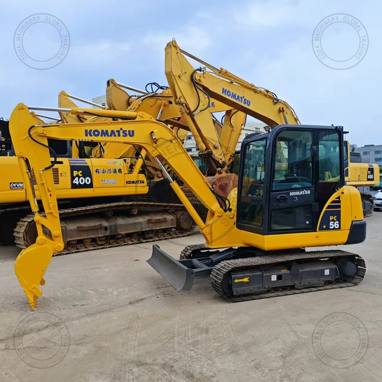 Used Mini Excavator KOMATSU PC56 for Sale photo 9