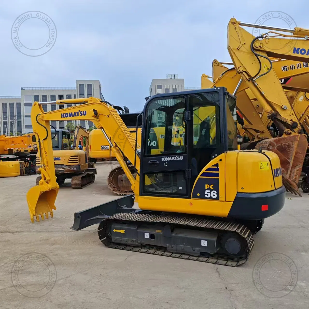 Used Mini Excavator KOMATSU PC56 for Sale photo 10